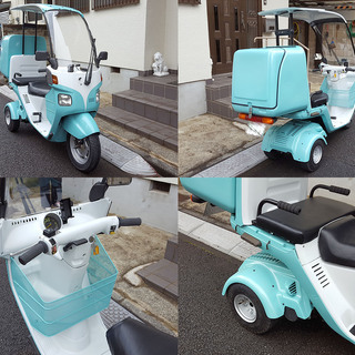 アニメ・ゴジラＳＰ　登場車両　ジャイロゼット　ジャイロＺ　▲メール不可▲電話のみ▲全文読んで▲　ジャイロキャノピージャイロキャノピー★タンデム仕様★側車付きオートバイ アニメ・ゴジラSP 登場車両 ジャイロゼット ジャイロZ △メール