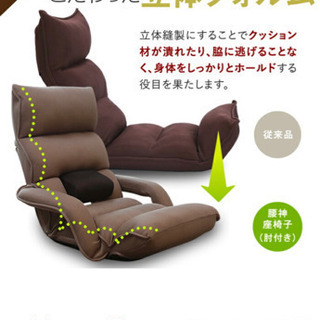【ネット決済】交渉可 腰の神様がくれた座椅子（使用5回程度）