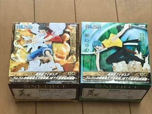 麦わらの一味 連携技フィギュア ルフィ ゾロ はな 東海学園前のフィギュアの中古あげます 譲ります ジモティーで不用品の処分