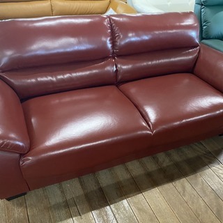 Kinggnu コーチジャケット-本革ソファー！新品でこの価格はありえません！34800円です！3人掛け激安価格！