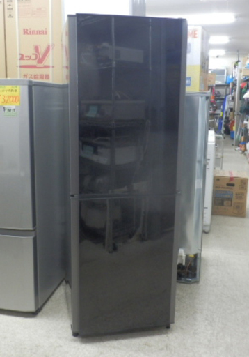 冷蔵庫 256L 2014年製 2ドア 三菱 MR-HD26X-B 黒 200Lクラス  