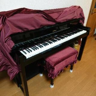 ローランド電子ピアノ 型番LX-17PEハイブリッド 2017年7月購入 黒鏡面