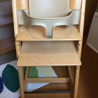 ベビーチェア】ストッケ トリップトラップ ベビーガード付き