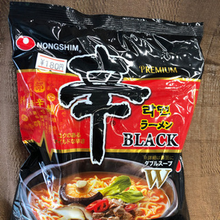 韓国　農心　辛ラーメン　ダブルスープ　ブラック　