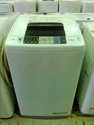 安心の一年保証！洗濯機　7.0㎏　日立/HITACHI　2017年製　NW-70A　№1320080901　ガーランド草加