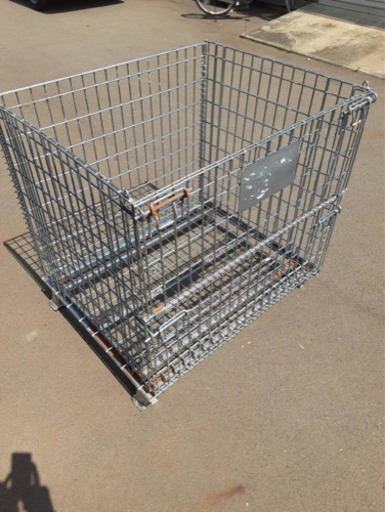 メッシュパレット　ボックスパレット　鉄カゴ