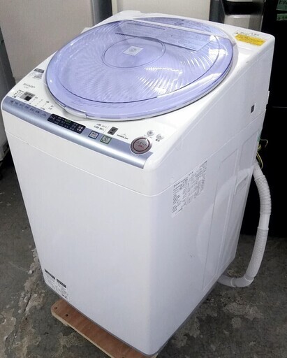 洗濯乾燥機　たて型 温風乾燥　ハンガードライ　清潔穴なし槽