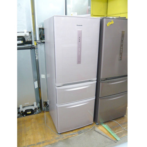 札幌 321L 2015年製 3ドア冷蔵庫 パナソニック 自動製氷 ピンク NR-C32DM-P Panasonic 大きめ 大きい 大型 300Lクラス 本郷通店