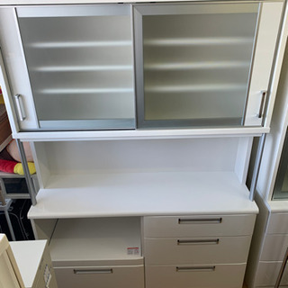 美品　ニトリ　大型　キッチンボード　食器棚　