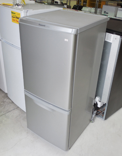 冷蔵庫 138L 2013年製 2ドア パナソニック NR-B146W-S シルバー Panasonic 札幌市東区 新道東店