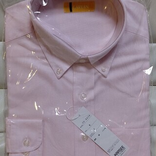 新品・未使用　カラーシャツ　ピンク　Mサイズ　9号　譲ります。