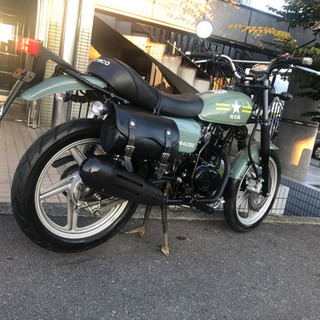 KCR 125 ミリタリー アーミー 迷彩 原付2種