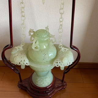 翡翠，香炉，中国古美術，骨董