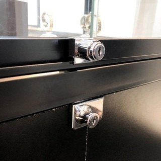 ショーケース 置きショーケース レイアウト アパレル 販売 什器 鍵付き 鍵 ガラス 