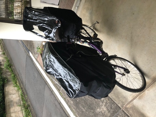 子供乗せ電動アシスト自転車ブリヂストン アンジェリーノ(新品の電池
