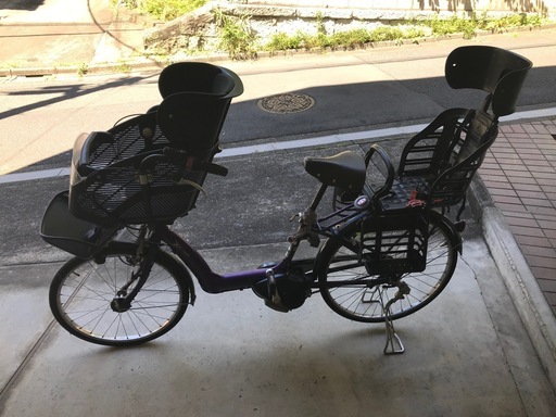 子供乗せ電動アシスト自転車ブリヂストン アンジェリーノ（新品の電池付き！）