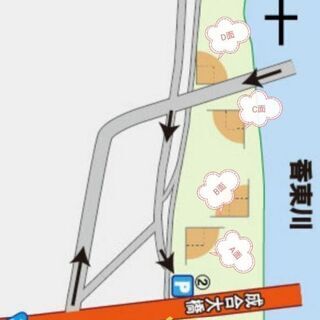 草野球　『香東川河川敷公園』　場所について