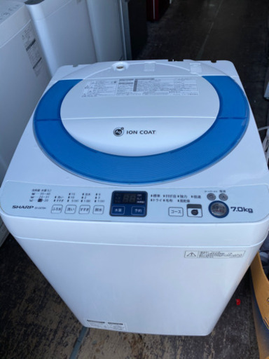 No.407 SHARP 7kg洗濯機　2014年製　近隣配送無料