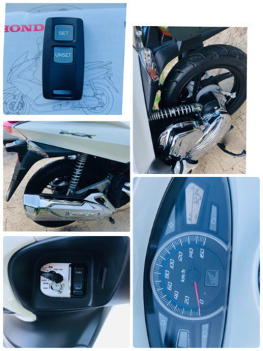 更に値下げしました！PCX125タイ仕様NC125D ECU リモコン付き