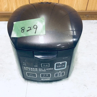 ①829番 SHARP✨ジャー炊飯器✨KS-HD5-B‼️
