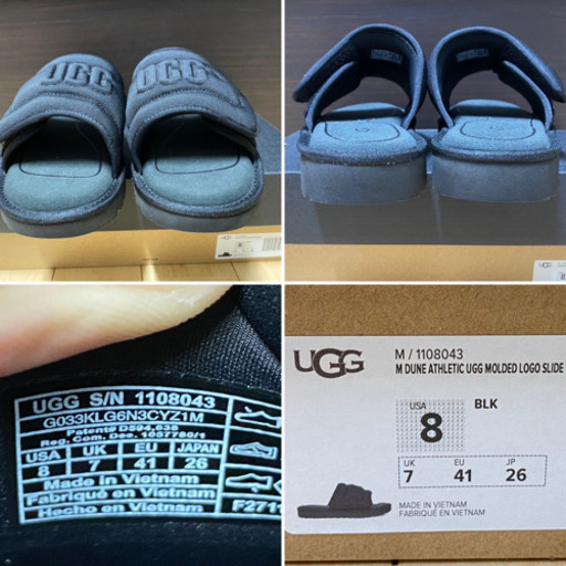 試着のみ　UGG  サンダル　メンズ　スライド