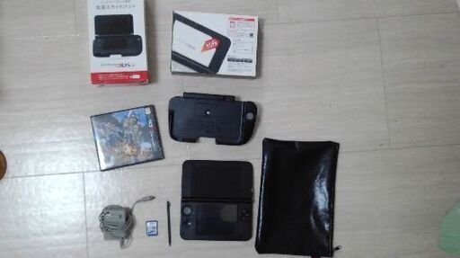 ニンテンドー3DS LL本体一式＋ニンテンドー3DSLL専用拡張スライドパッド