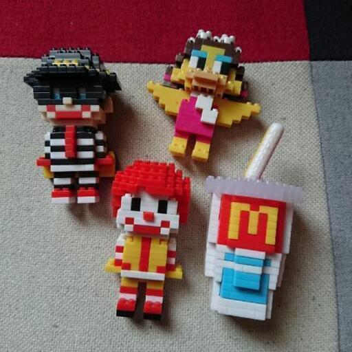 マクドナルド ナノブロック ゆうちゃん 伊勢原のおもちゃ ブロック の中古あげます 譲ります ジモティーで不用品の処分