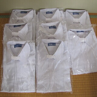 白のカッターシャツ　クリーニング済み　8枚