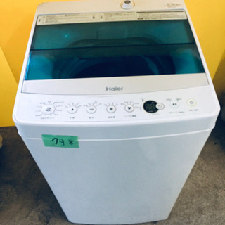 ①✨高年式✨798番 Haier✨全自動電気洗濯機✨JW-C45A‼️