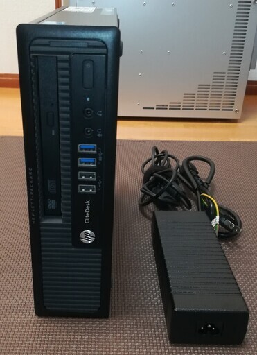 小型コンパクトHP製EliteDesk 800 G1USDT（i5-45790S  3.0GHz、メモリー8GB、HDD 320GB、DVD-ROMドライブ）