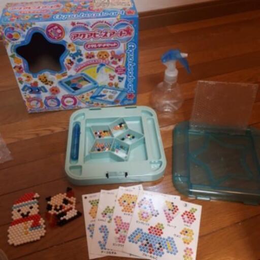 アクアビーズアート おまけ ネイルキュートデコ りん 草津のおもちゃの中古あげます 譲ります ジモティーで不用品の処分