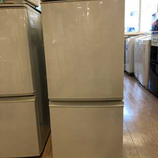 ○【12ヶ月安心保証付き】2ドア冷蔵庫 SHARP 2017年製