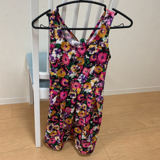 花柄 ミニワンピース あんりん 京都の服 ファッションの中古 古着あげます 譲ります ジモティーで不用品の処分