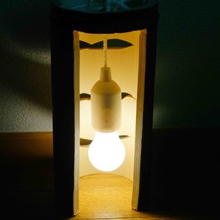 シンプル竹製ランプ　〜〜漏れる光が美しい〜〜