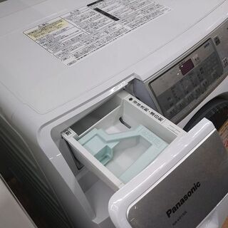 0819-01 2015年製 Panasonic 7/3.5kg ドラム式洗濯機 エコナビ 左に