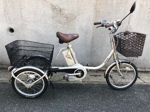 電動自転車 三輪 パナソニック 大容量バッテリー