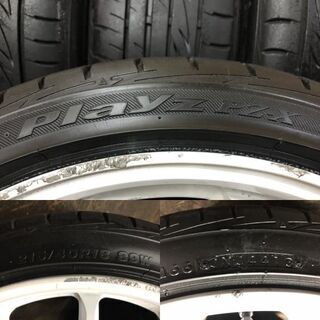 BS Playz PZ-X 215/40R18】夏 4本【WORK EMOTION 11R 社外 18インチ 7.5