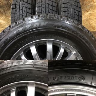 BS BLIZZAK REVO GZ 145/80R13】冬 4本【LEBEN 社外 13インチ