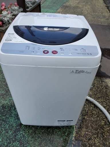 SHARP 洗濯機 ES-GE55K-B