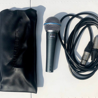 超美品！定番マイク！SHURE BETA58Aと小型ミキサーのセット+キャリーケース