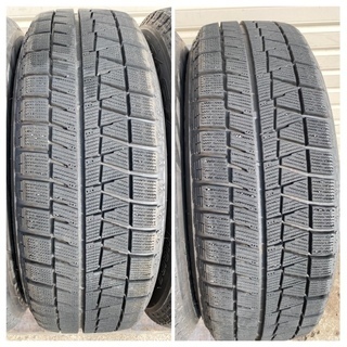 バリ山【格安】195/65R15 BS GZ 中古スタッドレスホイール4本セット プリウス　ノア　ヴォクシー　ウィッシュ　セレナ　ステップワゴン