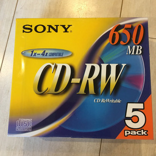 SONY CD-RW 650MB 未使用品ですが