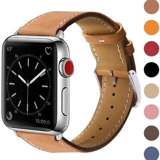 【新品・未使用】Apple Watch ベルト（ブラウン）