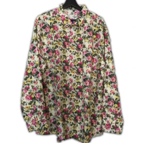 新品未使用 大きいサイズ ピンク系花柄長袖シャツ 5l ゴリオ 北山のシャツ メンズ の中古 古着あげます 譲ります ジモティーで不用品の処分