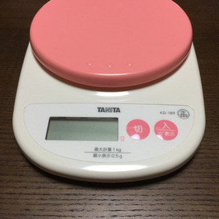 美品‼️TANITA デジタルクッキングスケール KD-189