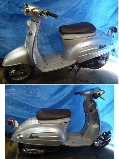 ヴェルデ 1型(CA1MA)前期・50cc(原付）銀