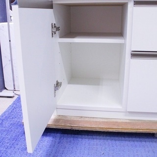 R1781) 丸仙工業 キッチンボード 114 レジーナ 食器棚 店頭取引大歓迎 