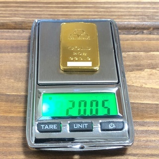 【即決】日本マテリアル 純金 K24 999.9 インゴット 20g A180778 NIHON MATERIER GOLD INGOT ゴールドバー 日本マテリアル 純金 インゴット 999.9 ゴールドバー 24金 100g 高価
