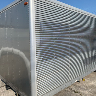 No.384 アルミバン 3t アルミ箱 バイク倉庫 トラックコンテナ コメ