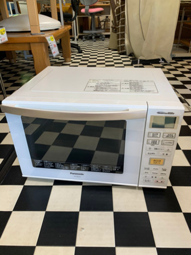 【リサイクルサービス八光　田上店　安心の3か月保証】パナソニック オーブンレンジ エレック 23L ヘルツフリー ホワイト NE-MS234-W 2017年製